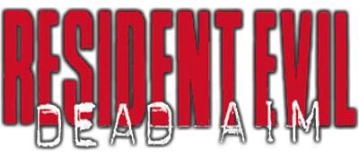 Resident Evil Dead Aim title screen for Playstation 2
